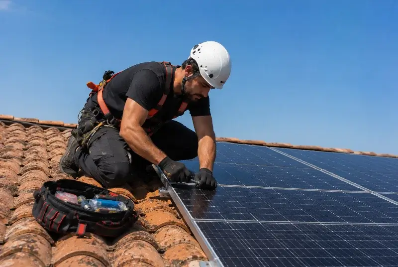 Maintenance et monitoring de panneaux solaires à Champtocé-sur-Loire